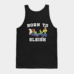 Born to slay - Vintage  College Fun Queer Pride Christmas Tank Top